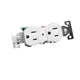 Toma 270 doble Genemax  2P+T 125V 15A Blanco